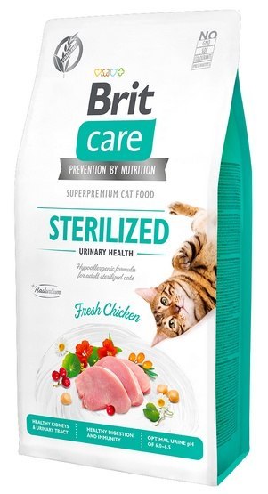 Brit Brit Care Cat Grain Free Sterilized Urinary Health 2kg