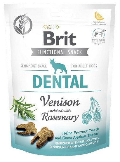 Brit Brit Functional Snack Dental Venison 150g