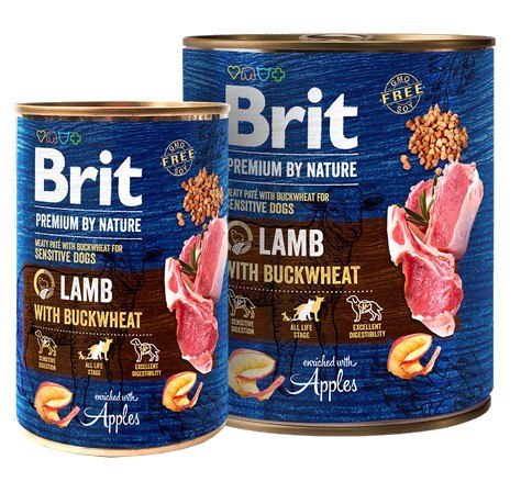 Brit Brit Premium By Nature Lamb & Buckwheat puszka 800g