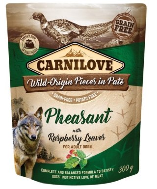 Carnilove Carnilove Dog Pheasant & Raspberry Leaves - bażant i liście maliny saszetka 300g