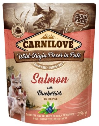 Carnilove Carnilove Dog Salmon & Blueberries for Puppies - łosoś i jagody saszetka 300g