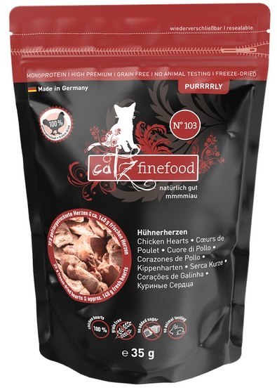 Catz Finefood Catz Finefood Purrrrly N.103 Serca kurczaka 35g Catz Finefood Catz Finefood Purrrrly N.103 Serca kurczaka 35g
