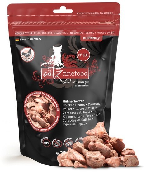 Catz Finefood Catz Finefood Purrrrly N.103 Serca kurczaka 35g Catz Finefood Catz Finefood Purrrrly N.103 Serca kurczaka 35g