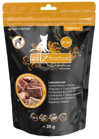 Catz Finefood Catz Finefood Purrrrly N.107 Serca jagnięce 35g