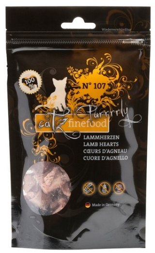 Catz Finefood Catz Finefood Purrrrly N.107 Serca jagnięce 35g