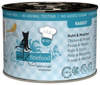 Catz Finefood Catz Finefood Ragout N.613 Kurczak i Omułek puszka 190g