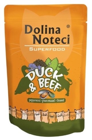 Dolina Noteci Dolina Noteci Superfood Kot Kaczka i wołowina saszetka 85g