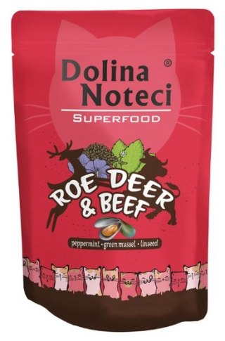 Dolina Noteci Dolina Noteci Superfood Kot Sarna i wołowina saszetka 85g