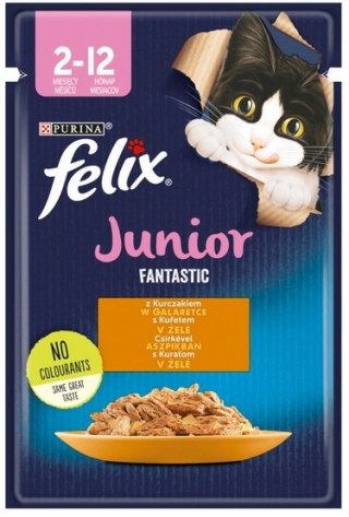 Felix Fantastic Felix Fantastic Junior Kurczak w galaretce saszetka 85g