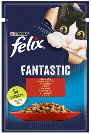 Felix Fantastic Felix Fantastic Wołowina w galaretce saszetka 85g