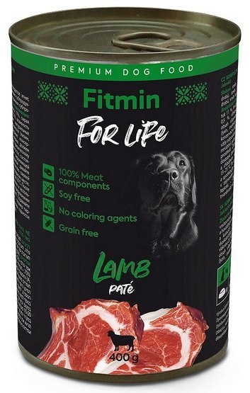 Fitmin Fitmin Dog For Life Lamb puszka 400g