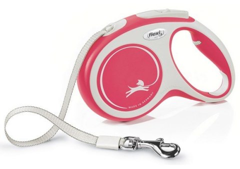 Flexi Flexi New Comfort Smycz taśma M 5m czerwona [FL-3622]
