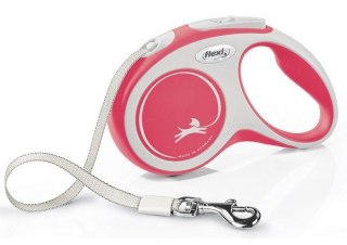 Flexi Flexi New Comfort Smycz taśma S 5m czerwona [FL-3523]