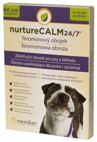 Meridian Animal Health Obroża feromonowa dla psa (uspokajająca) NurtureCalm 24/7