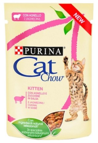 Purina Cat Chow Purina Cat Chow Kitten Jagnięcina saszetka 85g