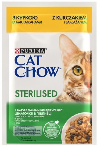 Purina Cat Chow Purina Cat Chow Sterilised Kurczak saszetka 85g