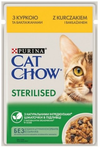 Purina Cat Chow Purina Cat Chow Sterilised Kurczak saszetka 85g