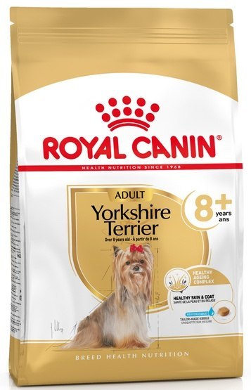 Royal Canin Breed Royal Canin Yorkshire Terrier Adult 8+ karma sucha dla psów starszych rasy yorkshire terrier 1,5kg