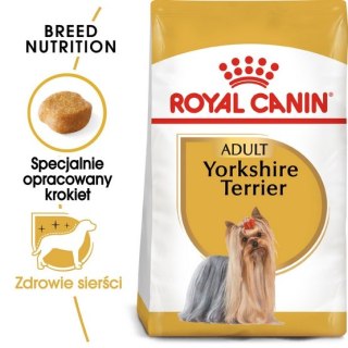 Royal Canin Breed Royal Canin Yorkshire Terrier Adult karma sucha dla psów dorosłych rasy yorkshire terrier 3kg