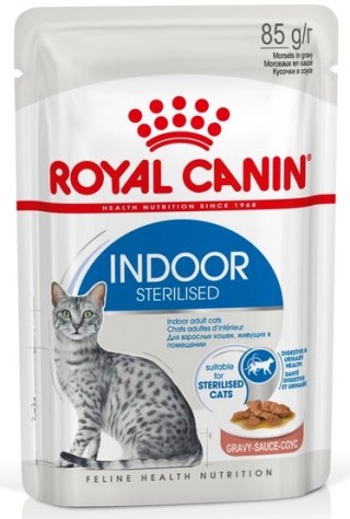 Royal Canin Feline Royal Canin Indoor Sterilised sos karma mokra dla kotów dorosłych sterylizowanych, przebywających w domu sasz