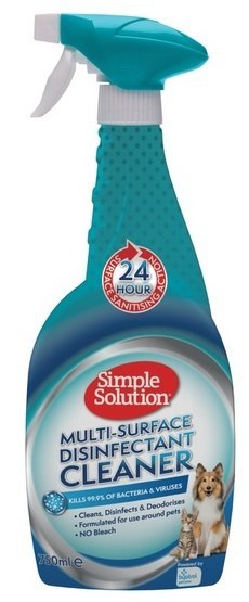 Simple Solution Simple Solution Multi-Surface Disinfectant Cleaner - preparat dezynfekujący spray 750ml