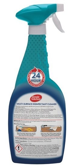 Simple Solution Simple Solution Multi-Surface Disinfectant Cleaner - preparat dezynfekujący spray 750ml