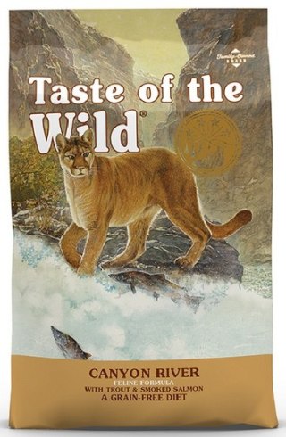 Taste of the Wild Taste of the Wild Canyon River Feline z pstrągiem i łososiem 6,6kg