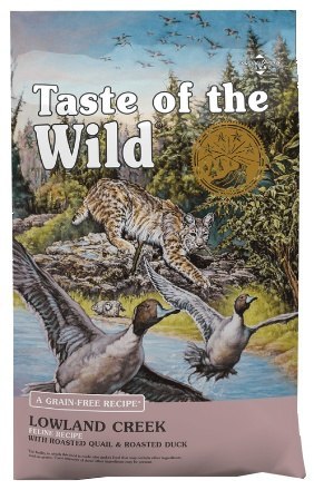 Taste of the Wild Taste of the Wild Lowland Creek Feline z przepiórką i kaczką 2kg