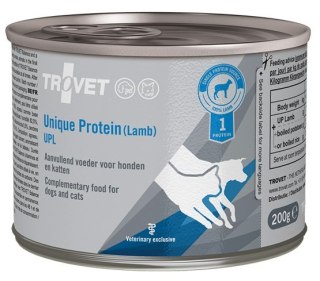 Trovet Trovet Unique Protein UPL Jagnięcina dla psa i kota puszka 200g