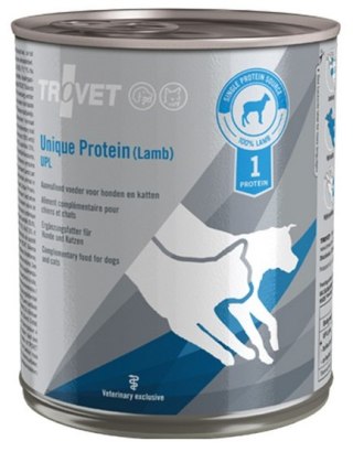 Trovet Trovet Unique Protein UPL Jagnięcina dla psa i kota puszka 800g