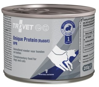 Trovet Trovet Unique Protein UPR Królik dla psa i kota puszka 200g