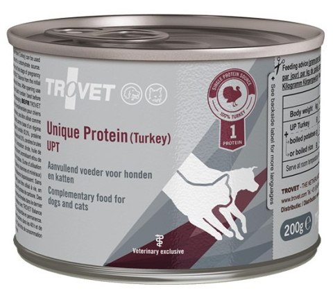 Trovet Trovet Unique Protein UPT Indyk dla psa i kota puszka 200g