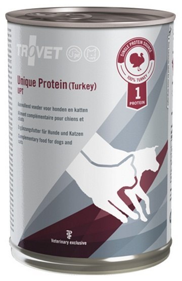 Trovet Trovet Unique Protein UPT Indyk dla psa i kota puszka 400g Trovet Trovet Unique Protein UPT Indyk dla psa i kota puszka 400g