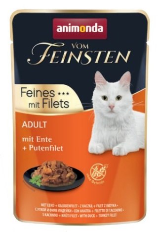 Animonda vom Feinsten Animonda vom Feinsten Cat Adult Kaczka + filet z indyka saszetka 85g