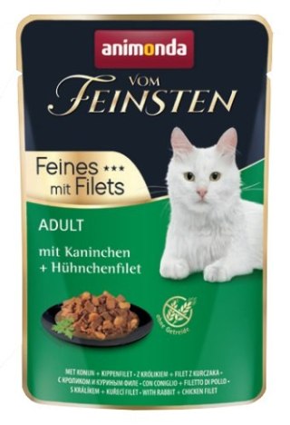 Animonda vom Feinsten Animonda vom Feinsten Cat Adult Krolik + filet z kurczaka saszetka 85g