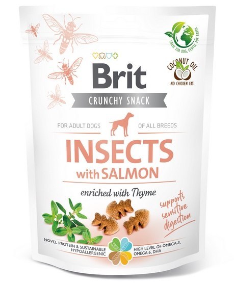 Brit Brit Care Dog Crunchy Cracker Insect & Salmon 200g