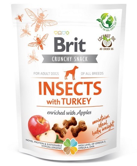 Brit Brit Care Dog Crunchy Cracker Insect & Turkey 200g