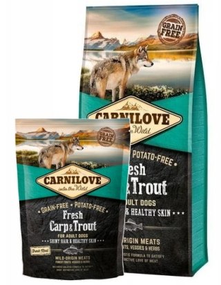 Carnilove Carnilove Dog Fresh Carp & Trout Adult - karp i pstrąg 1,5kg