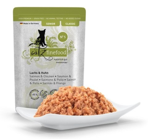 Catz Finefood Catz Finefood Classic Senior N.05 Łosoś i kurczak saszetka 85g