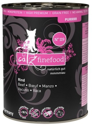 Catz Finefood Catz Finefood Purrrr N.119 Wołowina puszka 400g