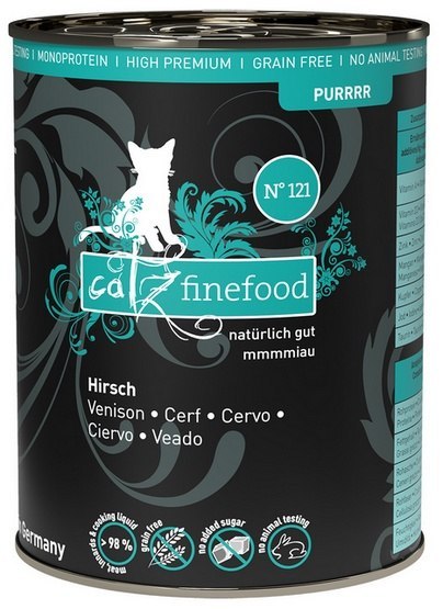 Catz Finefood Catz Finefood Purrrr N.121 Jeleń puszka 400g