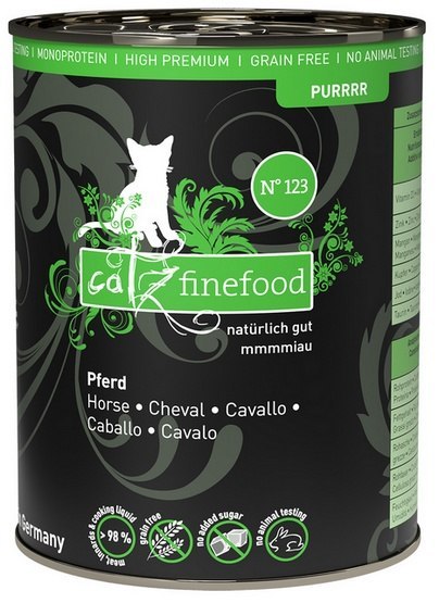 Catz Finefood Catz Finefood Purrrr N.123 Konina puszka 400g