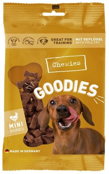 Chewies Chewies Goodies (Training) Kosteczki Mini Drób 125g