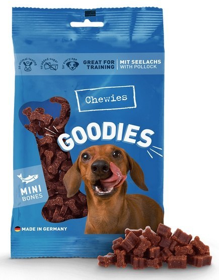 Chewies Chewies Goodies (Training) Kosteczki Mini Łosoś 125g