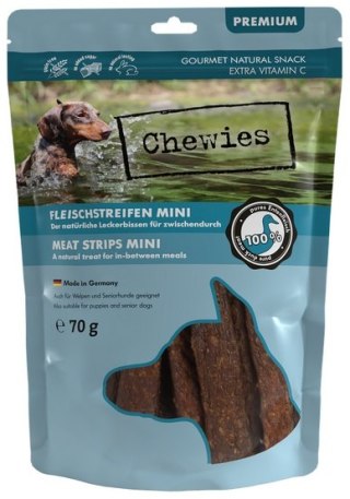 Chewies Chewies Meat Strips Mini Kaczka 70g