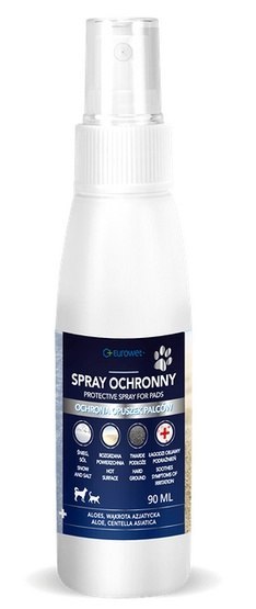 Eurowet Eurowet Spray ochronny do opuszek psów i kotów 90ml