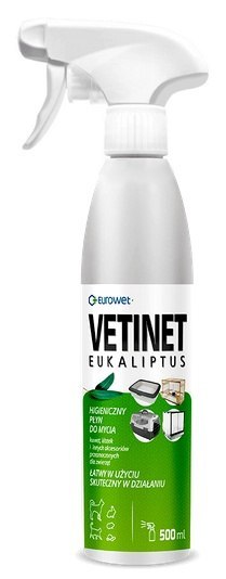 Eurowet Eurowet Vetinet płyn do kuwet i klatek 500ml