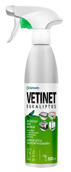 Eurowet Eurowet Vetinet płyn do kuwet i klatek 500ml