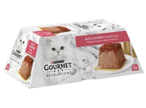 Gourmet Gourmet Revelations mus z łososiem 2x57g