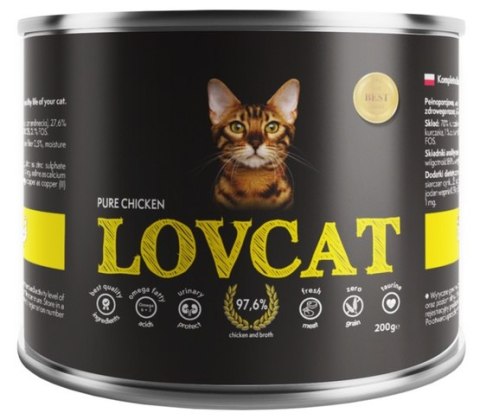 Lovcat Lovcat Pure Chicken puszka 200g